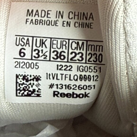 SOLD Reebok Women's Zig Dynamica 4 Running Sneaker Chalk White - Size 6 - Picture 9 of 9